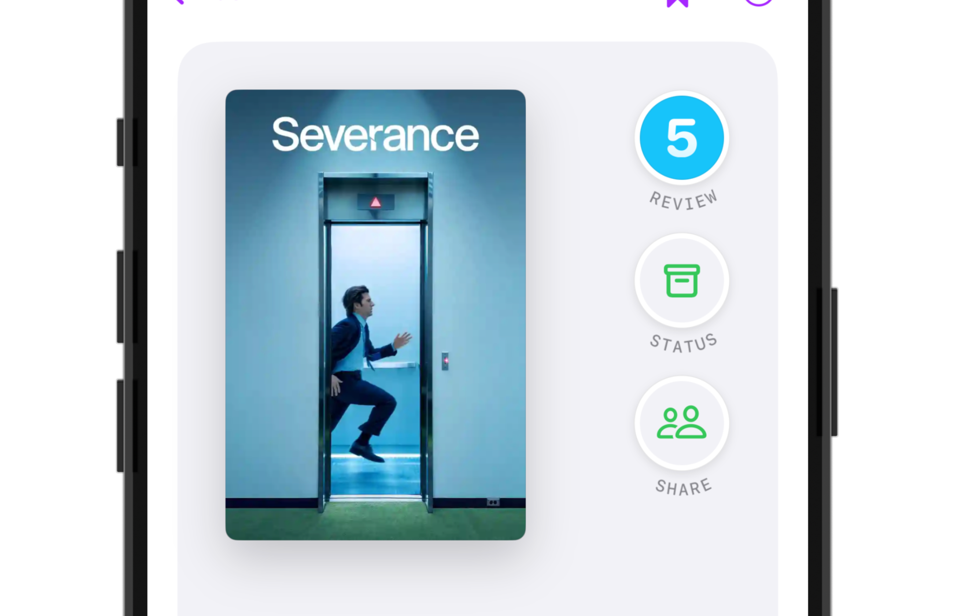 Preview of Radar's Activity feature showcasing a TV Show being re-completed 7 times.