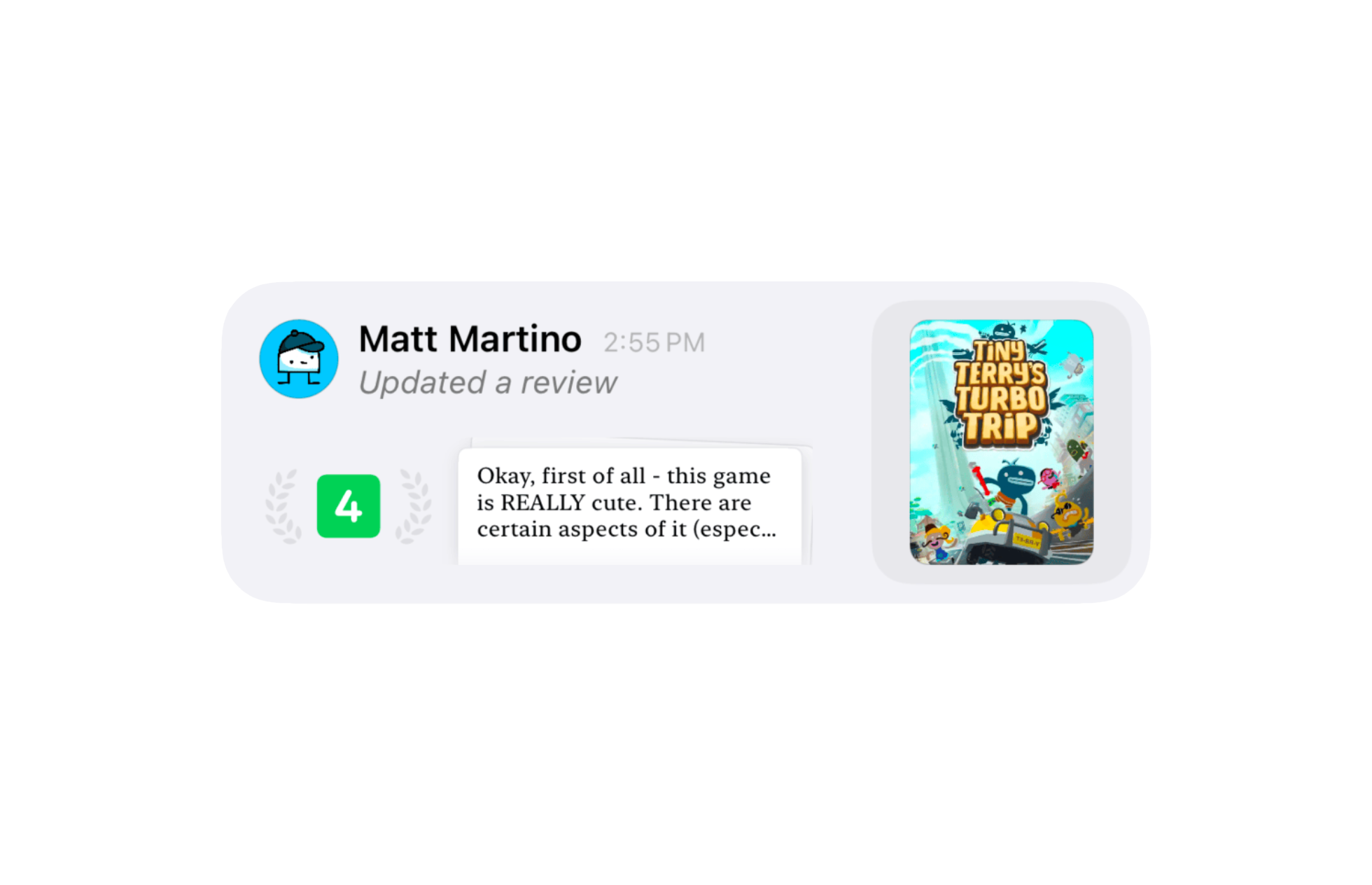 Preview of Radar's Activity feature showcasing a TV Show being re-completed 7 times.